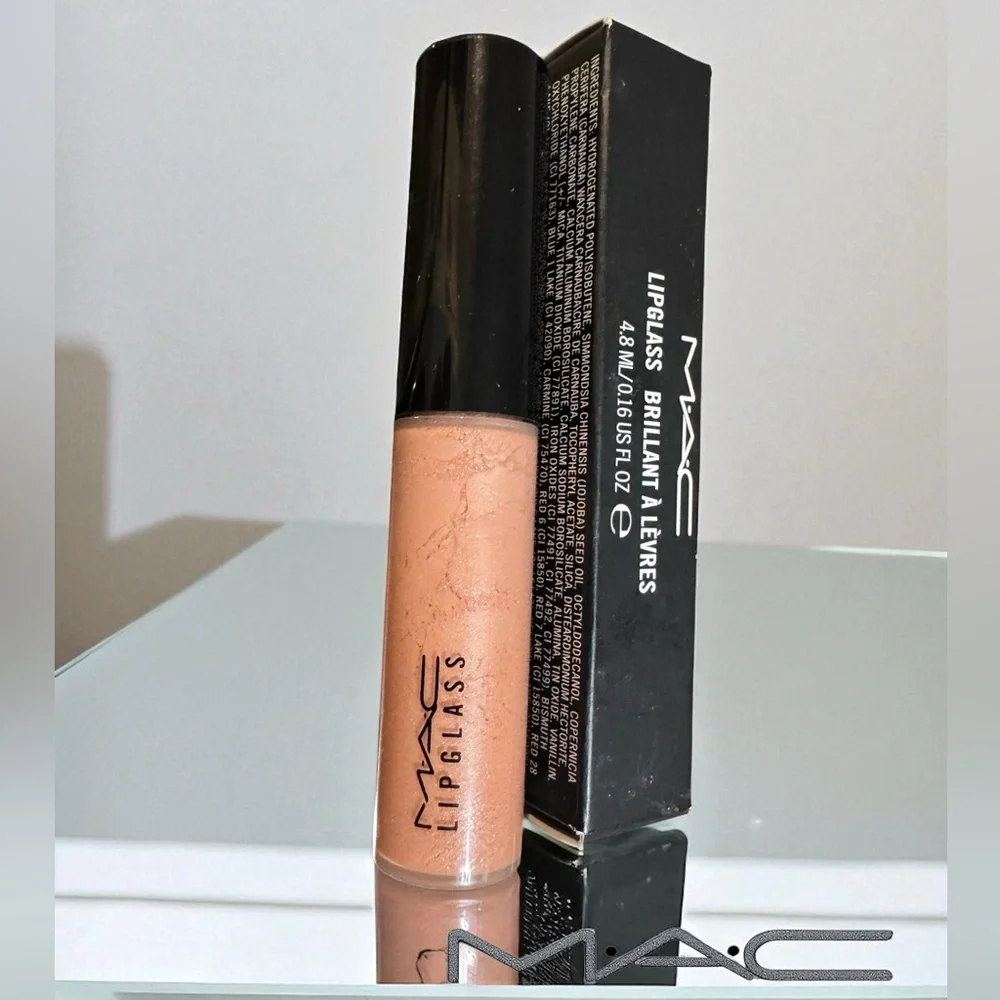 MAC BARED FOR YOU LIPGLASS. NEW IN BOX. LIMITED EDITION.